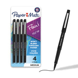 Paper Mate Flair Felt Tip Pens 0.7mm Medium Point Red 4 Count – Color Coding for Home Office and Study Desk
