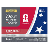 Dove Men+Care Deep Clean Bar Soap – Neutral Fragrance-Free Bar for a Clean Bathroom Counter