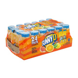 Sunny D Tangy Original Citrus Punch – Vitamin C Fortified Morning Drink for Adults, 24 Single-Serve Bottles