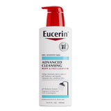 Eucerin Advanced Repair Cleanser – Gentle Body and Face Wash for Evening Self-Care Routine