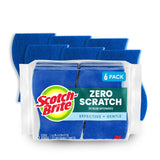 Scotch-Brite Zero Scratch Scrub Sponge – Gentle Dish Scrubber for Glass Cooktops and Delicate Countertops in Busy Homes