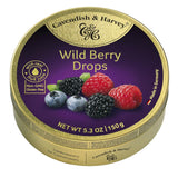 Cavendish & Harvey Wild Berry Hard Candy Drops – High-End Imported Confections for the Connoisseur's Bar Cart