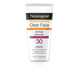 Neutrogena Clear Face Sunscreen SPF 30 – No-White-Cast Workday Lotion for Office and Zoom Calls