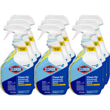 CloroxPro Disinfectant Cleaner with Bleach – Smoke-Free Commercial Kitchen Surface Spray, No Open Flame or Fume Hazard, Bulk 32-Ounce Bottles for Food Service Operators (9-Pack)