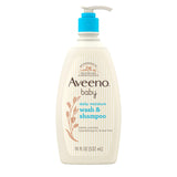 Aveeno Baby 2-in-1 Oat Extract Cleanser – Free From Parabens, Sulfates, Soap and Phenoxyethanol for Worry-Free Bathing, 33 fl oz
