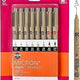 Black - 8 Count (Pack of 1) - Ink Pen Set