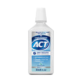 ACT Dry Mouth Mouthwash – Soothing Nighttime Oral Care Ritual for Restful Sleep, Soothing Mint, 33.8 fl. oz.