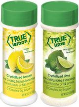 True Lemon Two Pack - Compact Lemon and Lime Shakers for Small Space Kitchens, Clutter Free Pantry