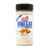 Badia Vinegar & Sea Salt Seasoning 6 oz – Two-in-One Shaker That Replaces Vinegar Bottles and Salt Cellars