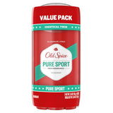 Old Spice Aluminum Free Deodorant for Men, High Endurance Pure Sport, Practical Birthday Gift for Husbands and Dads, 3.0 oz (Pack of 2)