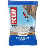 CLIF Bar Chocolate Chip Energy Bar for Hiking and Cycling, 10g Plant Protein with Organic Oats for Trail Fuel