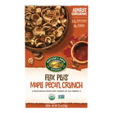 Nature's Path Organic Flax Plus Maple Pecan Crunch Cereal – Resealable Box for Camping Breakfasts and Trail Snacking