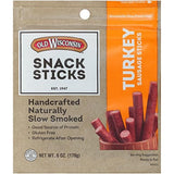 Old Wisconsin Turkey Sausage Snack Sticks – Desk Drawer Protein for Focused Workdays and Afternoon Slumps