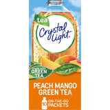 Crystal Light Peach Mango Green Tea Powdered Drink Mix – Desk-Friendly Flavored Water for Focused Work-from-Home Days