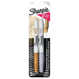 Sharpie Metallic Fine Point Markers – Bedroom and Living Room Decor Accent Pens, Gold and Silver Permanent Markers for Wall Art and Labeled Jars
