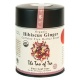 The Tao of Tea, Hibiscus Ginger Tea, Loose Leaf – Warming Herbal Brew for Post-Meal Digestion and Self-Care, 3 oz Tin