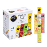 4C Powder Drink Mix Packets Iced Tea Variety - Office Desk Hydration for Focused Workdays and Long Study Sessions