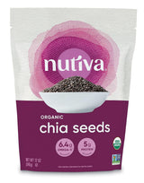 Nutiva Organic Chia Seed 12 oz – Single Ingredient Plant Staple for Clutter Free Pantries, Clean Eating and Intentional Kitchens