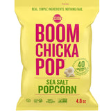 Angie's BOOMCHICKAPOP Sea Salt Popcorn – Allergy-Friendly Lunchbox Snack for Back-to-School Kids