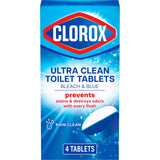 Clorox Ultra Clean Toilet Tablets Bleach & Blue – Set-and-Forget Toilet Care for Busy Home Office Days