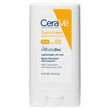 CeraVe Mineral Sunscreen Stick SPF 50 – Gentle Family SPF for Kids' Park Days & Field Trips