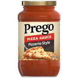 Prego Pizzeria Style Pizza Sauce for Kids Pizza Night, 14 oz Gluten-Free Jar for Family Dinners