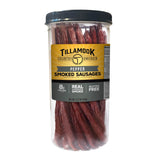 Tillamook Country Smoker Hardwood Smoked Sausage Sticks – Manly Stocking Stuffer and Holiday Gift Basket Addition, 20-Count Jar