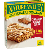 Nature Valley Soft Baked Oatmeal Squares – Clean Ingredient Snack for Gym Bag and Desk Drawer, 12 Bars