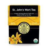 Buddha Teas Mushroom Wellness Herbal Tea – Caffeine Free Focus Brew for Home Office and Afternoon Work Breaks, 18 Bags