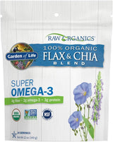Garden of Life Flax Chia Blend – Quick Office Smoothie and Overnight Oats Staple for Busy Workdays