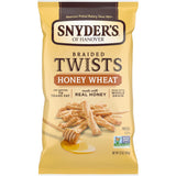 Snyder's of Hanover Honey Wheat Braided Pretzel Twists – Hostess Gift Shareable Snack Bowl, 12 oz Bag