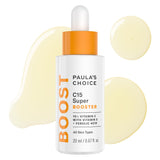 Paula's Choice BOOST C15 Super Booster 15% Vitamin C Face Serum – Self-Care Glow Step for an Unwinding Wellness Vanity Ritual