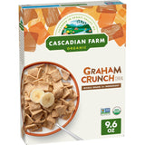 Cascadian Farm Organic Graham Crunch Cereal – Clean-Label Whole Grain Cereal for the Health-Conscious Pantry