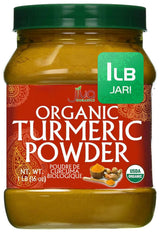 Jiva Organics Organic Turmeric Powder 1lb – Single-Ingredient Spice for a Clean, Intentional Pantry
