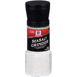 McCormick Sea Salt Grinder – Elegant Glass Grinder for Kitchen Counter Styling and Table Use