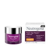 Neutrogena Triple Age Repair Face Cream - Premium Anti-Aging Treatment with Hexinol, Vitamin C, and Broad-Spectrum SPF 25