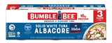 Bumble Bee Solid White Albacore Tuna in Water – Family Friendly Lunchbox Protein, Non-GMO and Gluten Free