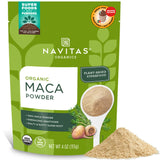 Navitas Organics Maca Powder – Thoughtful Wellness Gift for Her, Organic Adaptogen for Hormone Balance, Smoothies and Lattes