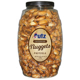Utz Sourdough Pretzel Nuggets 52 oz Barrel – Sturdy Travel Snack for Road Trips, Boating, and Camping Adventures