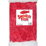 Swedish Fish Soft & Chewy Gummy Candy, Bulk Candy 5 lb Pack for Lunchbox Treats and Family Movie Night Bowls