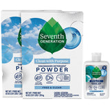 Seventh Generation Plant-Based Dishwasher Detergent 2-Pack for Busy Family Kitchens, Residue-Free Kids Dishes