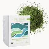Rishi Tea Matcha Super Green – Clutter-Free Pantry Staple, Single-Ingredient Umami Sachet for Intentional Kitchens