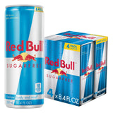Red Bull Sugar Free 8.4 Fl Oz 8 Pack – Stock-Up Energy Drink for Travel, Rest Stops, and Long Drives