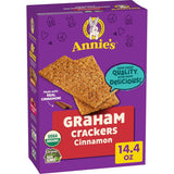 Annie's Organic Cheddar Crackers with Hidden Vegetables – Clean Ingredient Snack for Allergy-Conscious Families