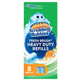 Scrubbing Bubbles Fresh Brush Refill Pads – Clutter-Free Toilet Bowl Cleaner for Modern Apartment Bathroom, Disposable Wand Pads, Pack of 8