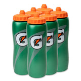 Gatorade 32 Oz Squeeze Bottle 6-Pack - Portable Hydration for Camping, Picnics, and Outdoor Training