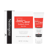 Neutrogena Rapid Clear Stubborn Acne Spot Treatment Gel – Affordable Acne Care for Teens in Shared Bathrooms, 1 oz Spot Treatment