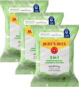 Burt's Bees Aloe Facial Towelettes – No-Rinse Minimalist Cleanser for the Intentional Bathroom