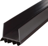 M-D Building Products Vinyl Cinch® U-Shape Door Bottom Seal Safe for Kids and Pets, Tool-Free Slide-On Weatherstripping