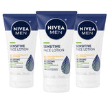 NIVEA MEN Sensitive Lotion SPF 15 – Travel Size Sunscreen Moisturizer for the Running Trail and Gym Bag